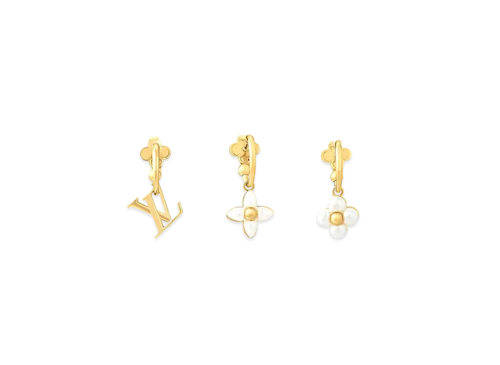 Louis Vuitton LV Floragram Earrings "Gold"