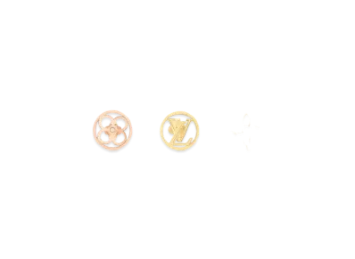 Louis Vuitton LV Lace Earrings "Yellow Gold/Rose Gold/Palladium"