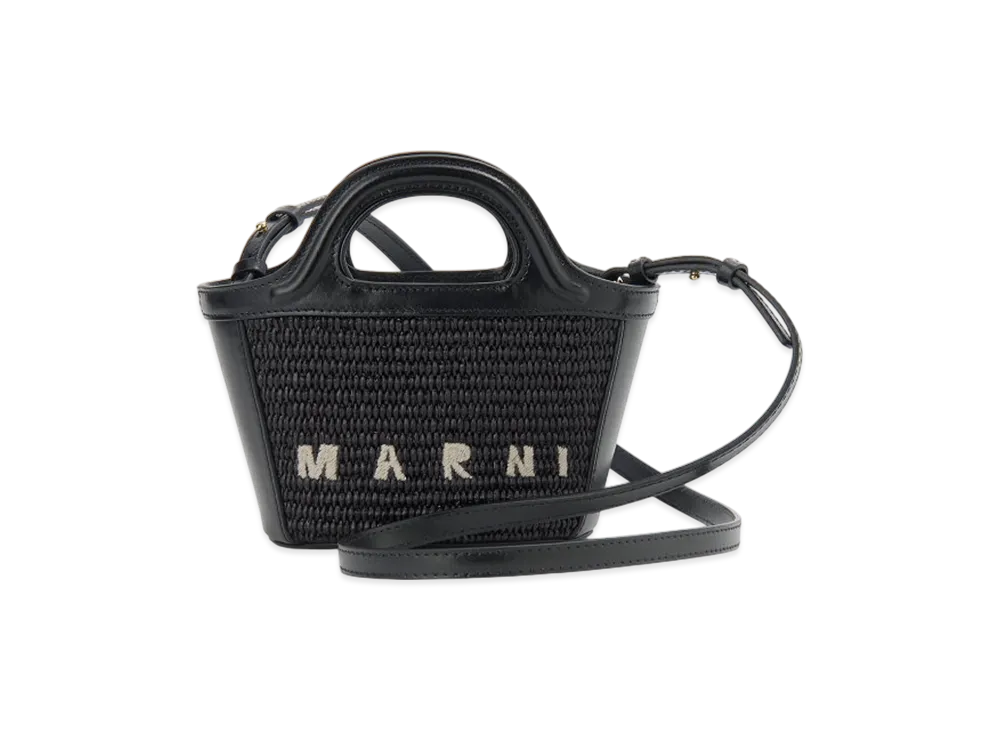 MARNI Tropicalia Micro Shoulder Bag "Black"