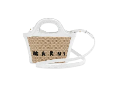 MARNI Tropicalia Micro Shoulder Bag "White"