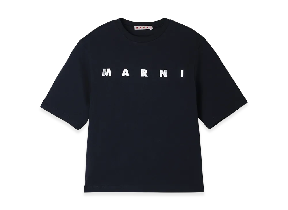 MARNI Crew Neck T-Shirt "Darknavy"