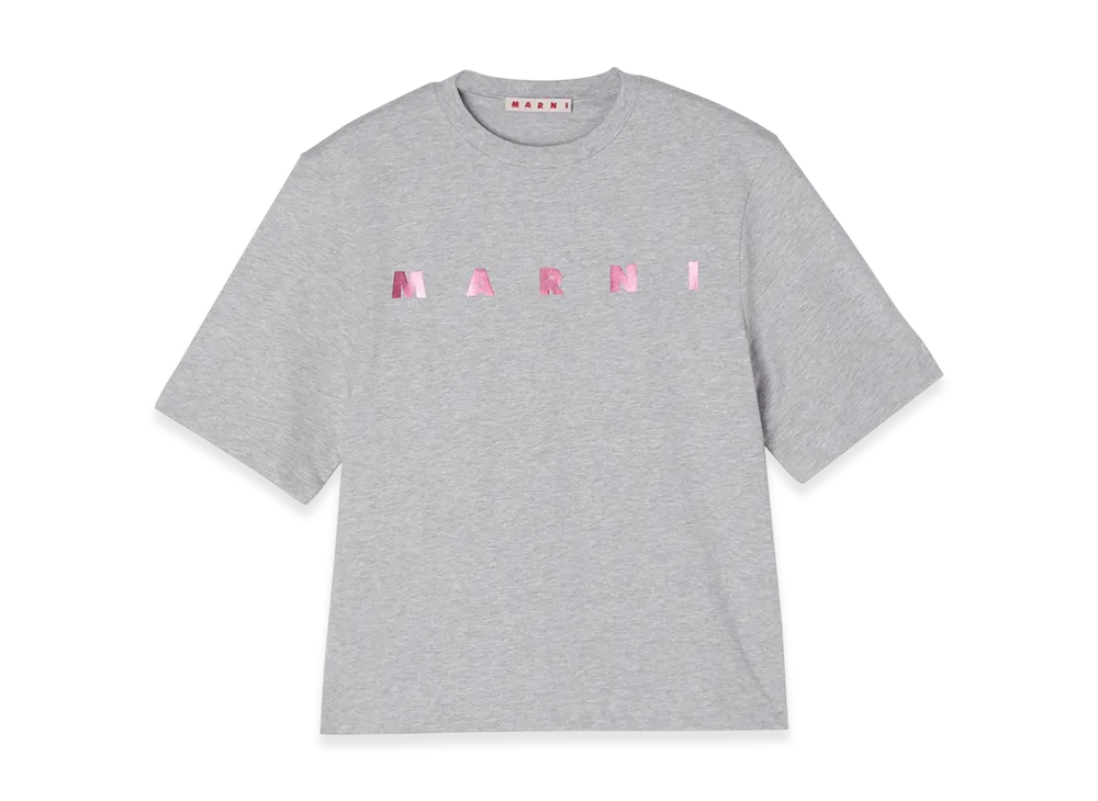 MARNI Crew Neck T-Shirt "Grey"