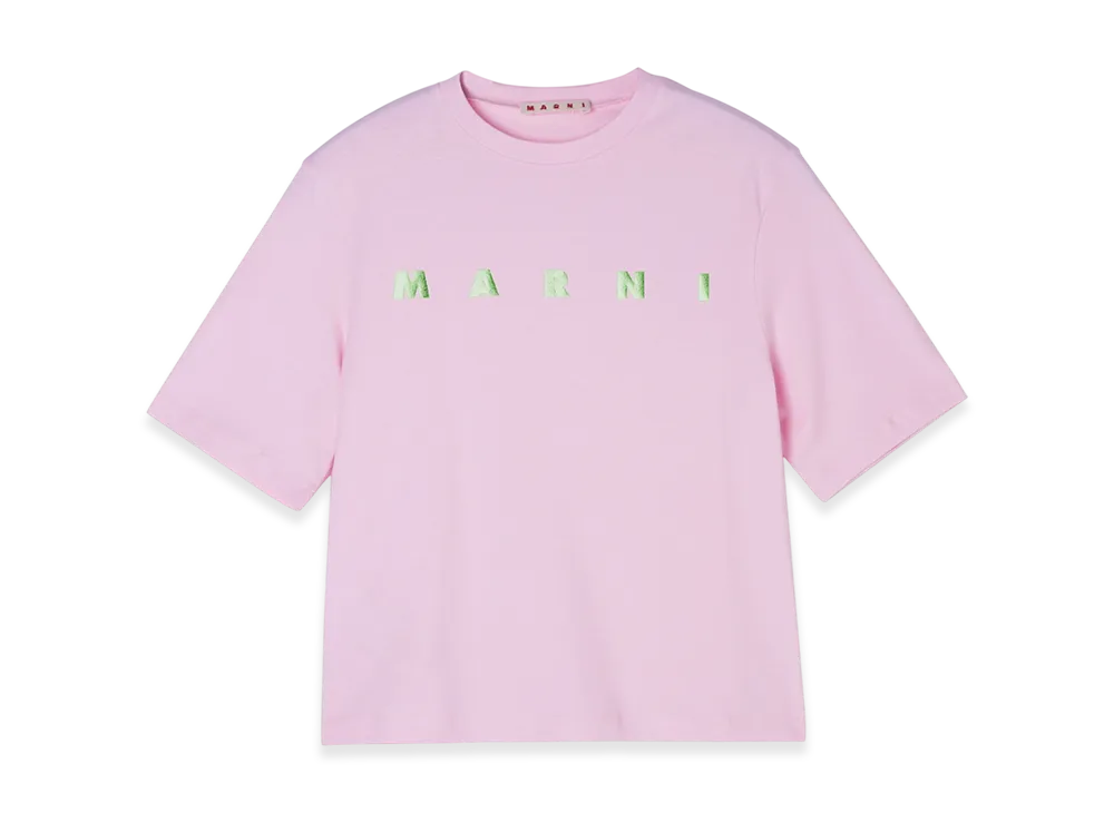 MARNI Crew Neck T-Shirt "Pink"