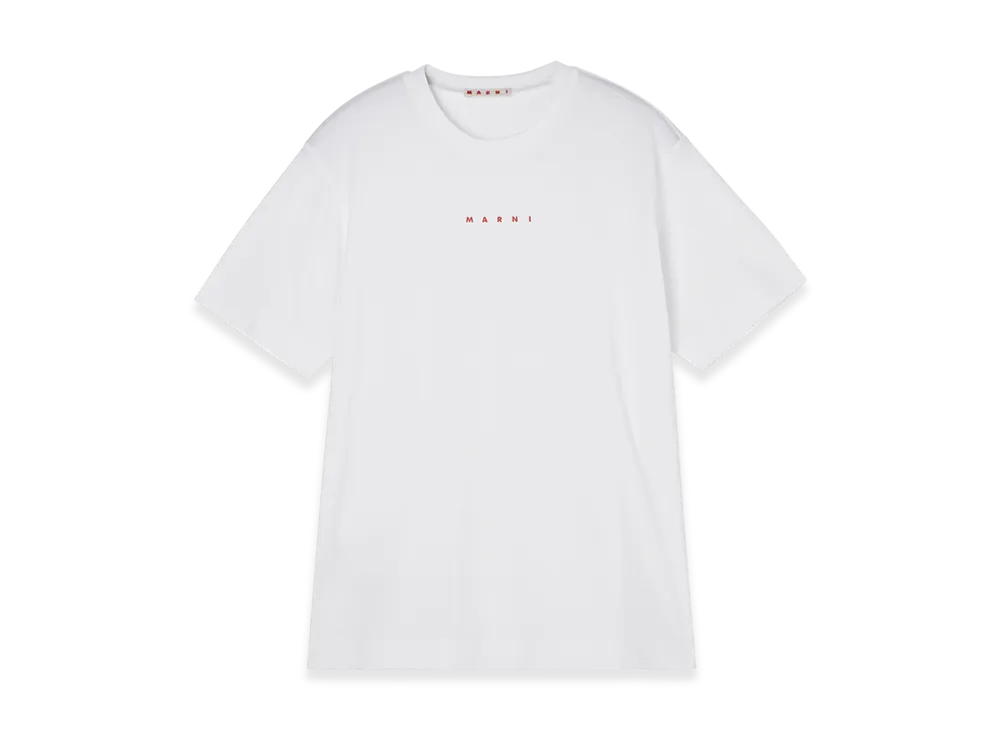 MARNI Crew Neck T-Shirt "White"