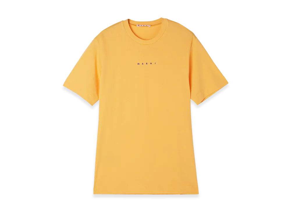 MARNI Crew Neck T-Shirt "Yellow"