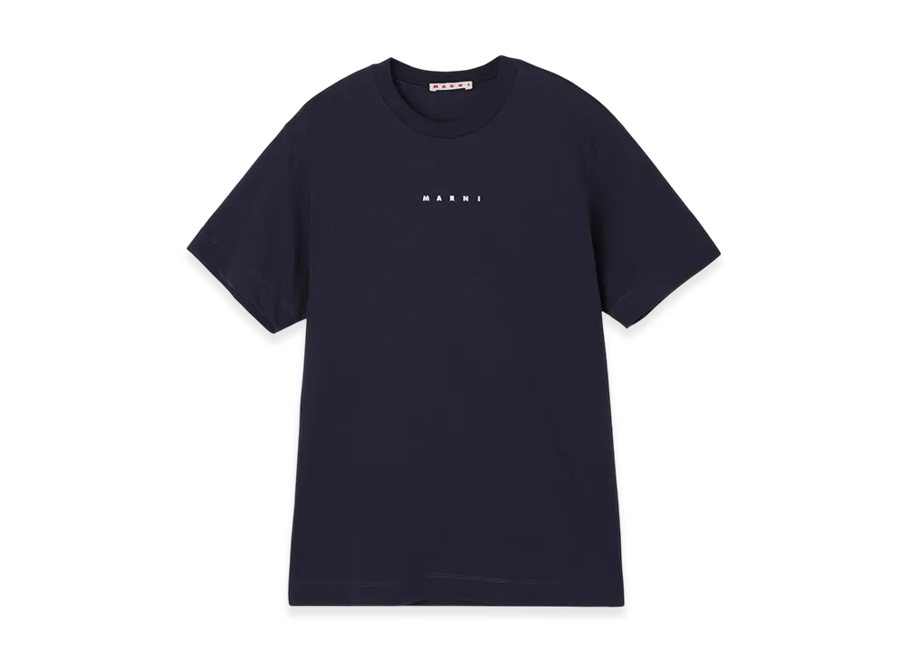 MARNI Crew Neck T-Shirt "Navy"