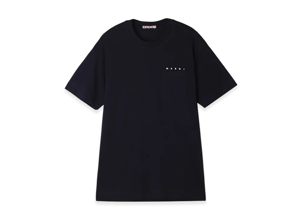 MARNI Crew Neck T-Shirt "Darknavy"