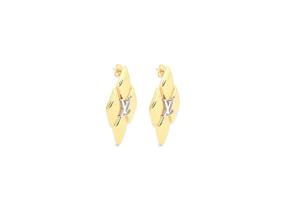 Louis Vuitton GO-14 Earrings "Gold"