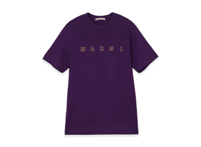MARNI Crew Neck T-Shirt "Purple"