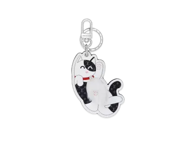 Louis Vuitton LV Cat Figurine Key Holder and Bag Charm "Multicolore"