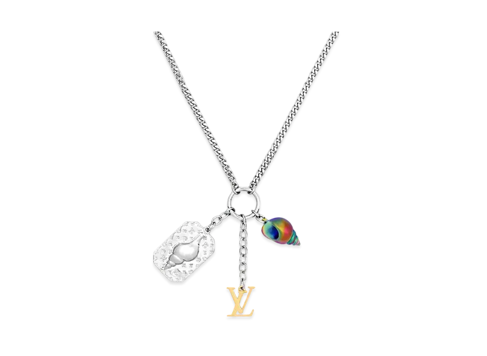 Louis Vuitton LV Shell Pendant "Multi Color"