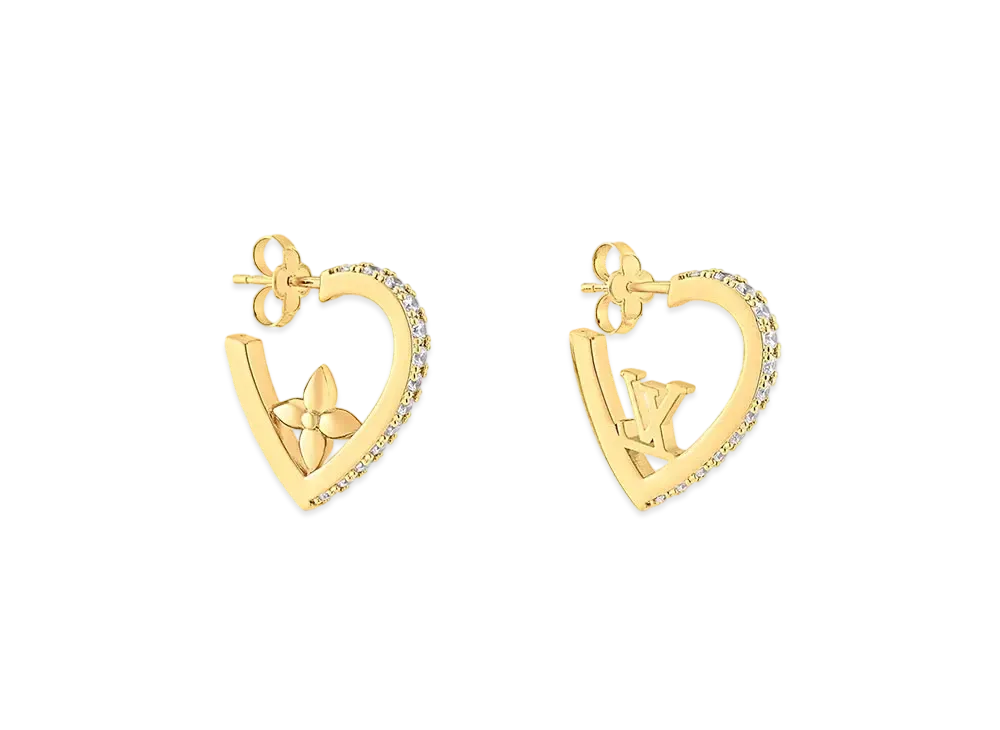 Louis Vuitton My LV Love Earrings "Gold"
