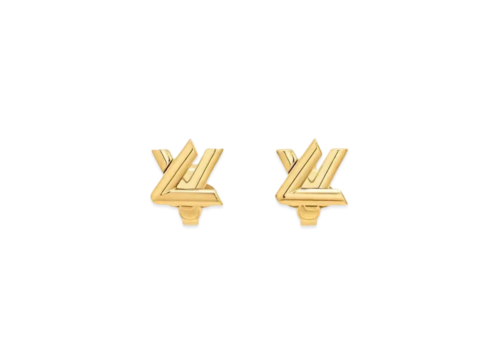 Louis Vuitton GO-14 Earrings "Gold"