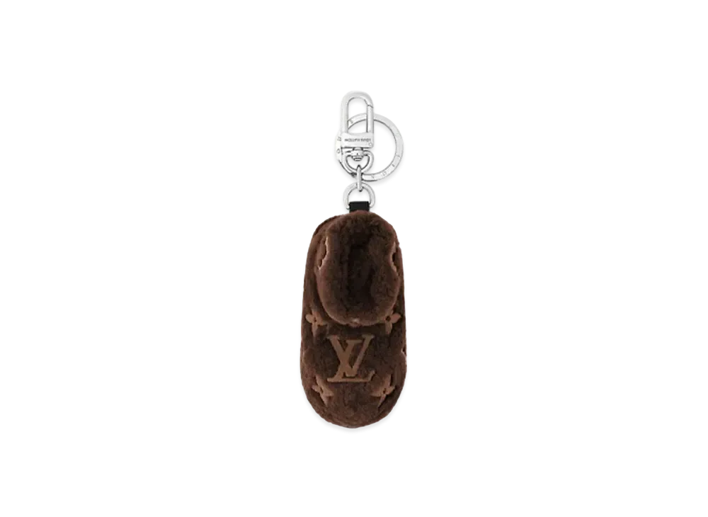 Louis Vuitton Monogram Footprint Bag Charm & Key Holde "Brown"