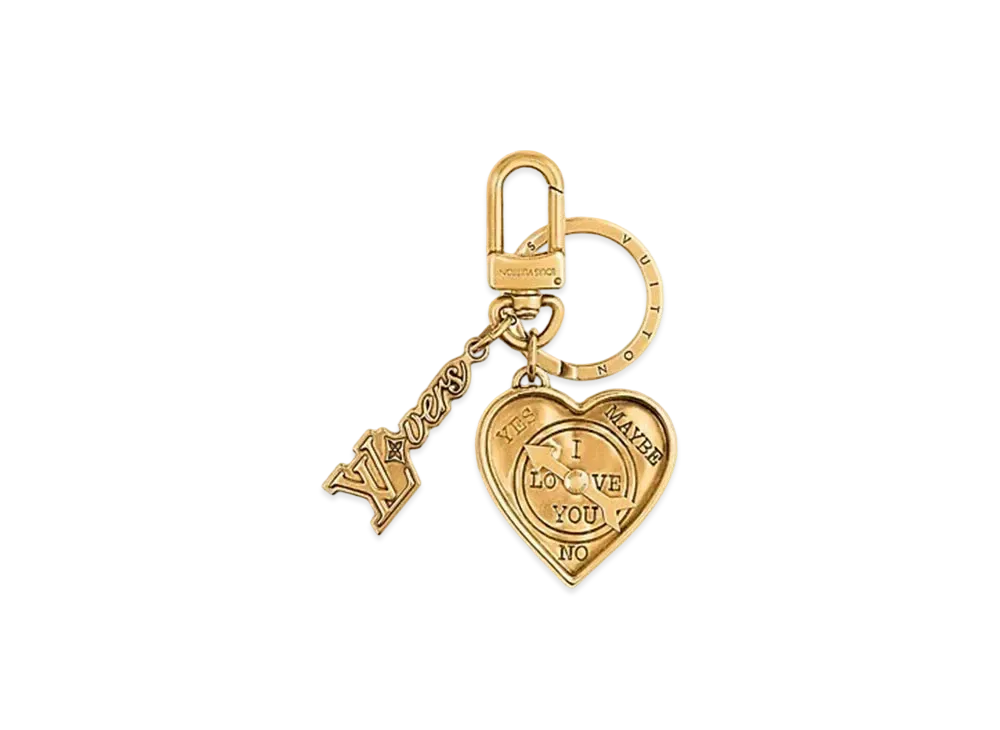ルイヴィトン キーホルダー・LV ラバーズ ハート "ゴールド" M01711
