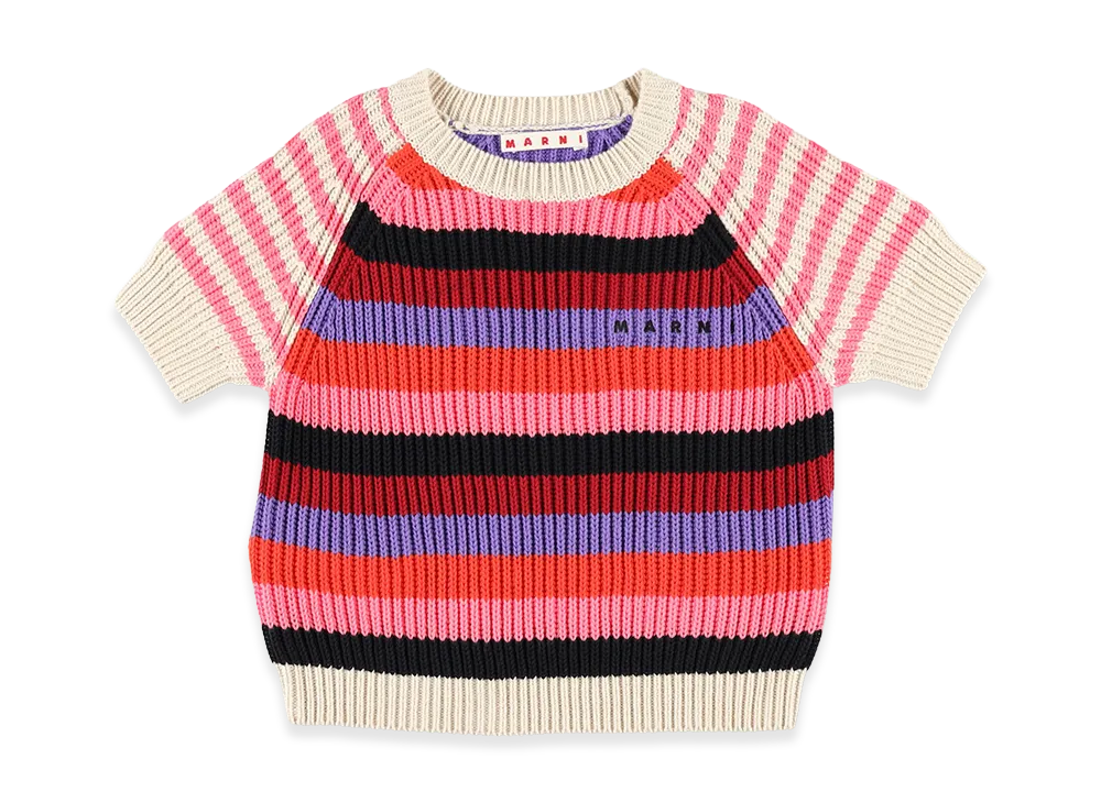 MARNI Kids Sweaters "Red"