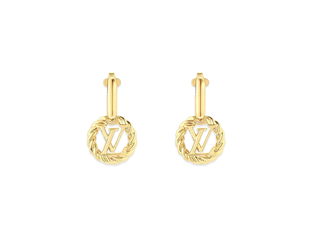 Louis Vuitton Nautical Earrings "Gold"