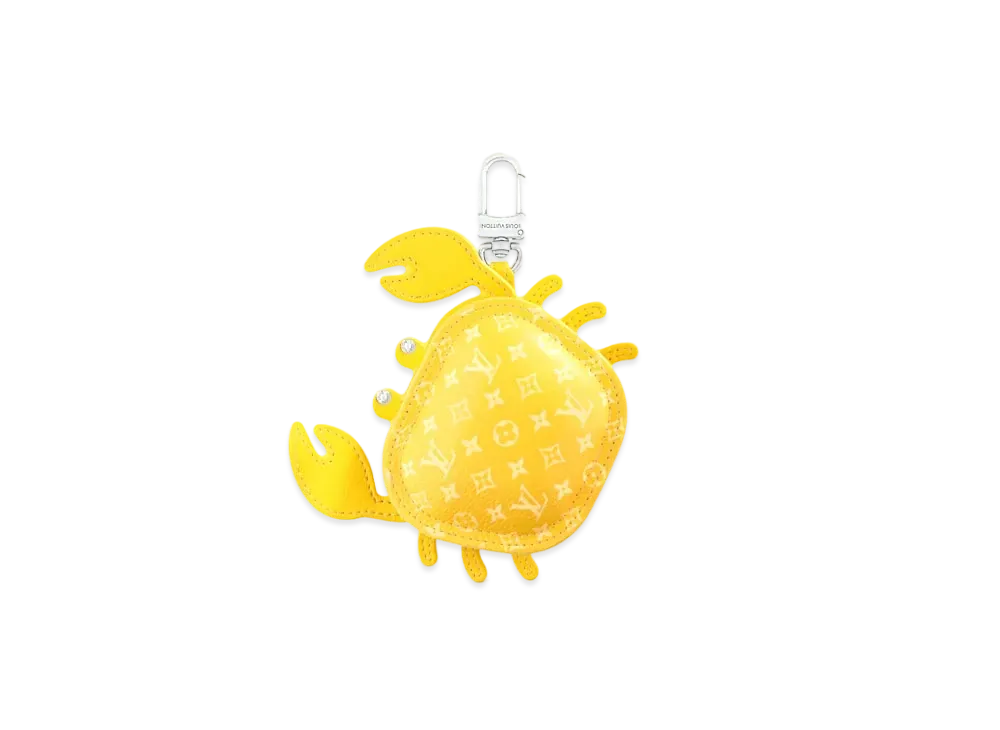 Louis Vuitton LV Crab Bag Charm Monogram "Jaune"
