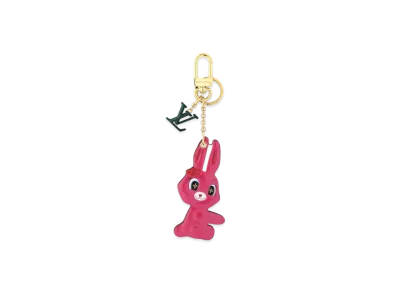 Louis Vuitton Animogram Rabbit Key Holder And Bag Charm "Rose"