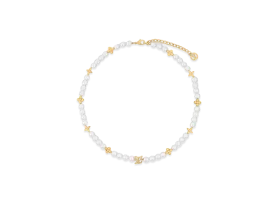 Louis Vuitton My LV Pearl Necklace Monogram Flower "Blanc"