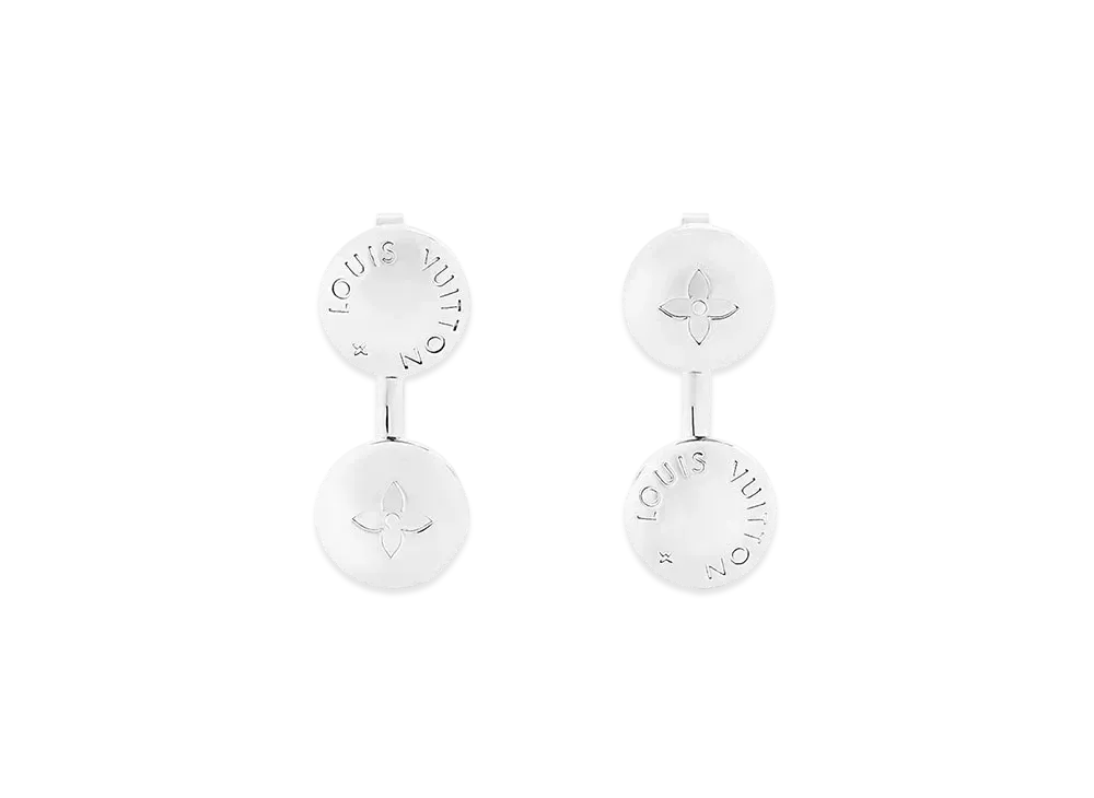 Louis Vuitton LV Studs Earrings "Palladium"