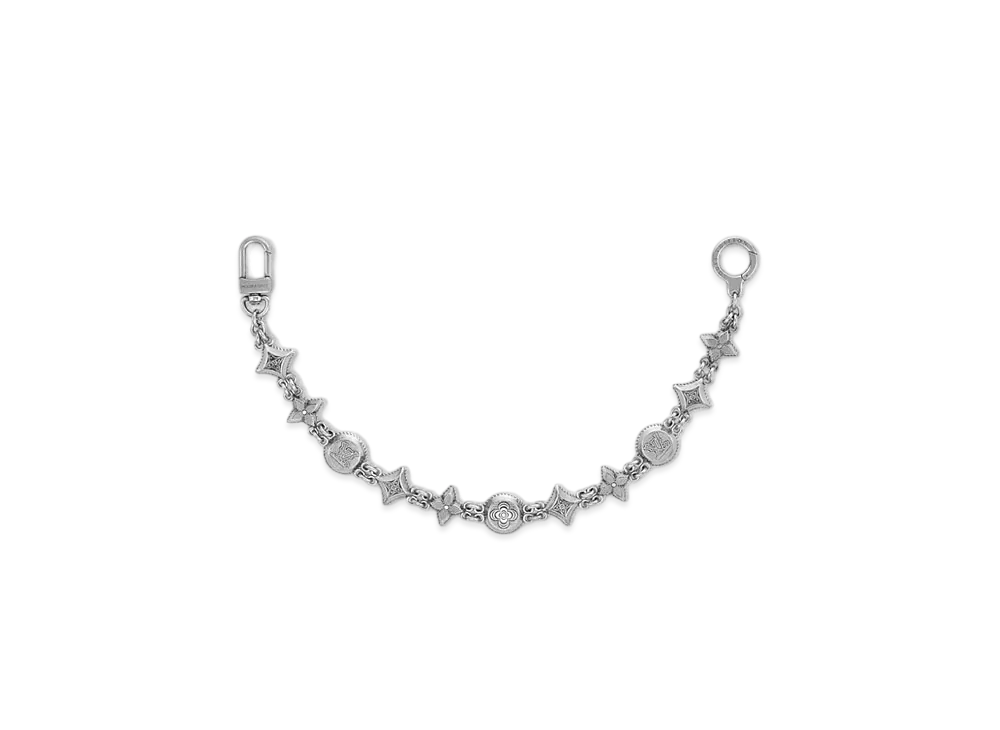 Louis Vuitton Western Chain Belt and Bag Charm "Aged silver"