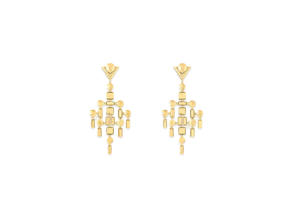 Louis Vuitton Chandelier Earrings "Gold"