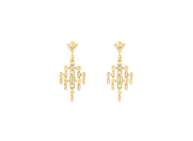 Louis Vuitton Chandelier Earrings "Gold"