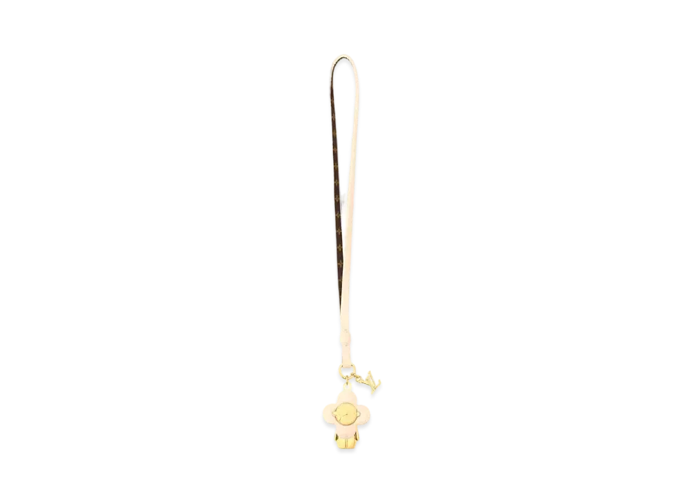 Louis Vuitton Mini Vivienne Bag Charm "Creme"