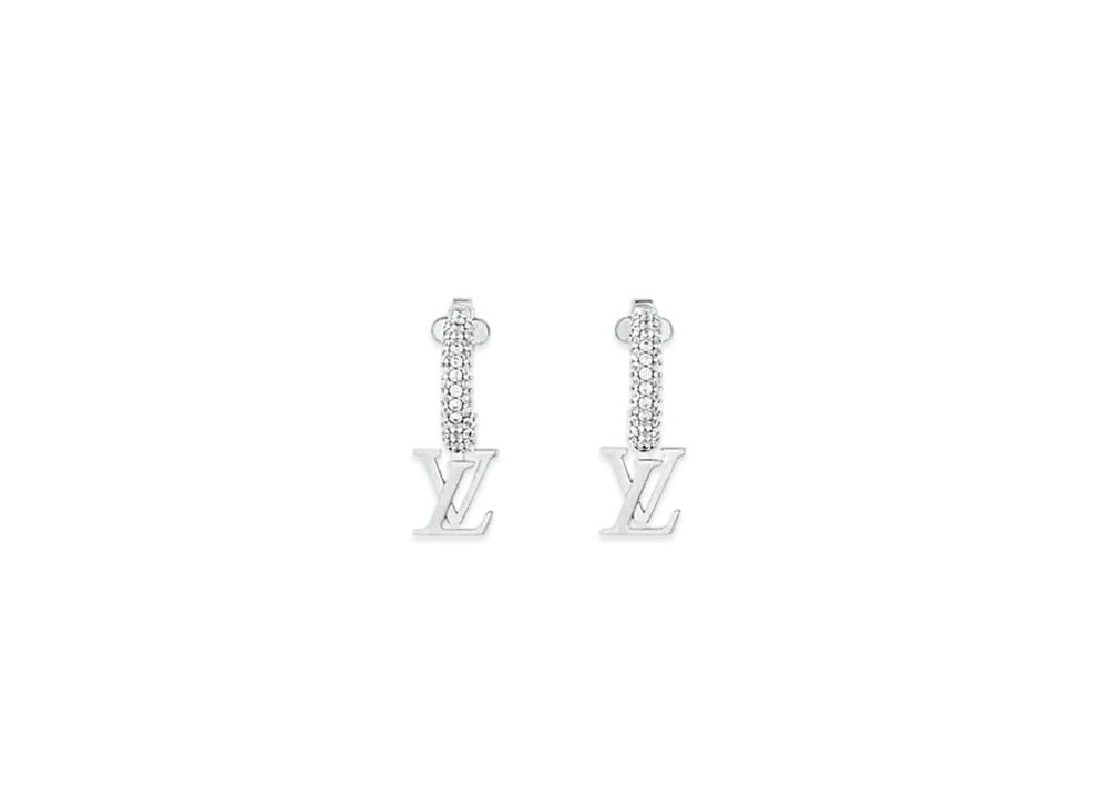 Louis Vuitton LV Iconic Earrings "Palladium"