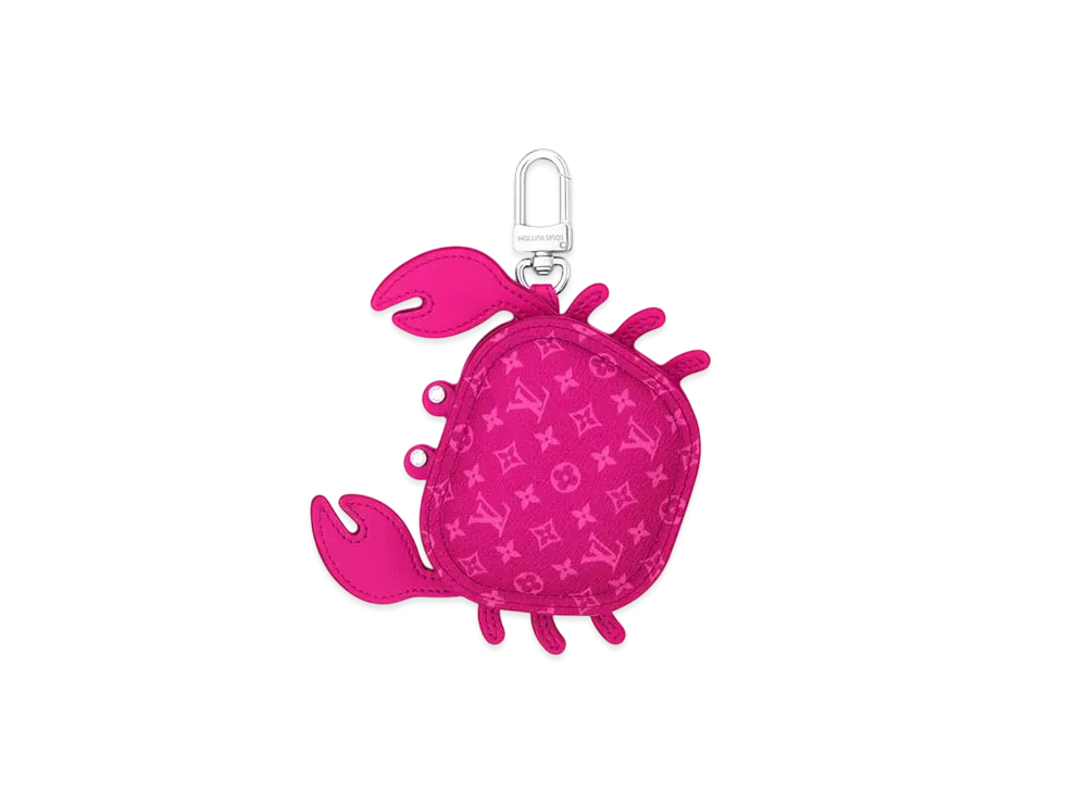 Louis Vuitton LV Crab Bag Charm "Pondichery Pink"