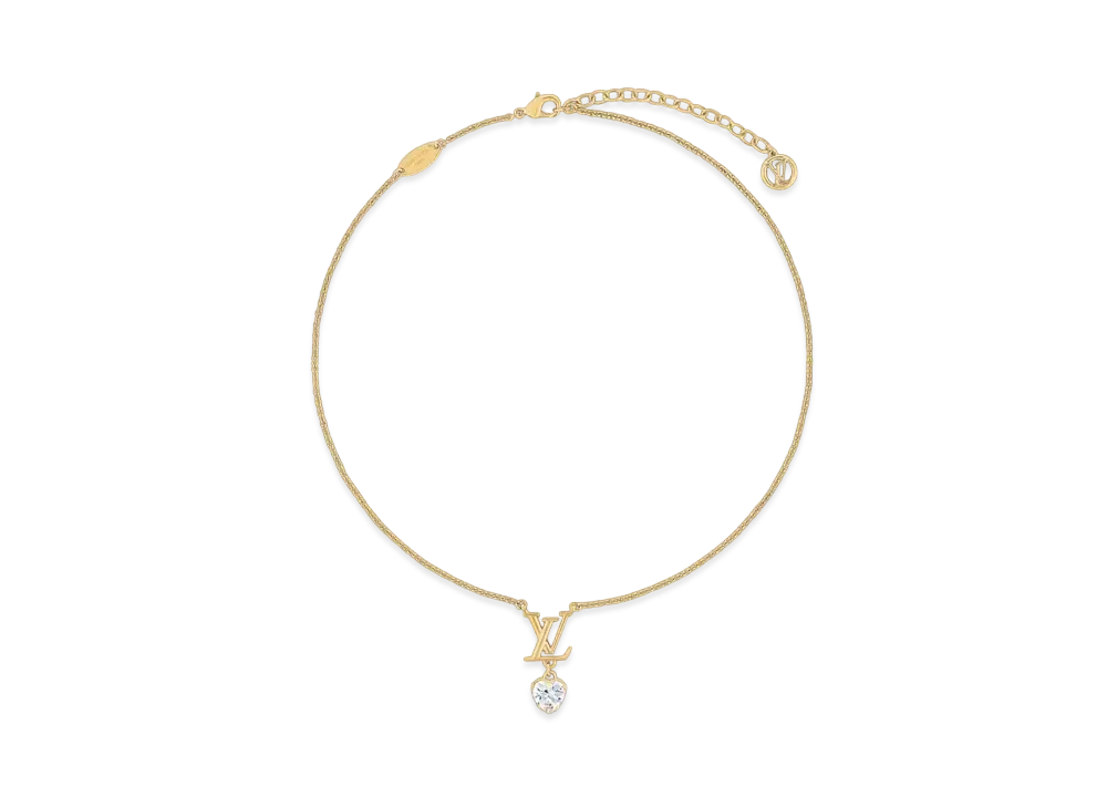 Louis Vuitton LV Iconic Heart Necklace "Dore"