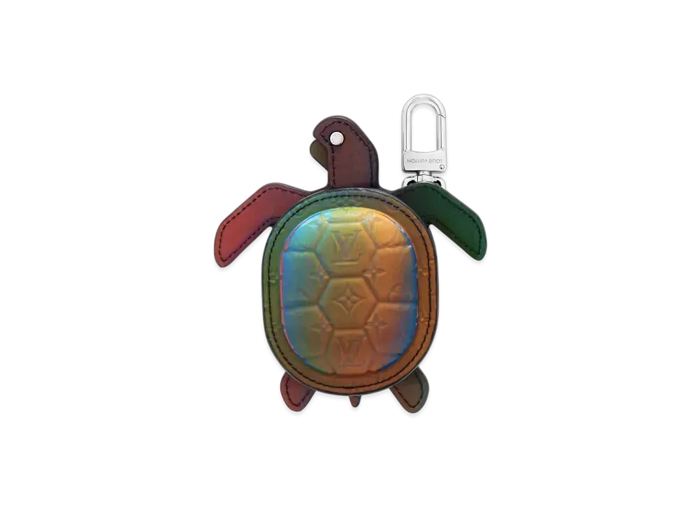 Louis Vuitton LV Turtle Pouch Bag Charm Monogram Pattern "Multicolore"
