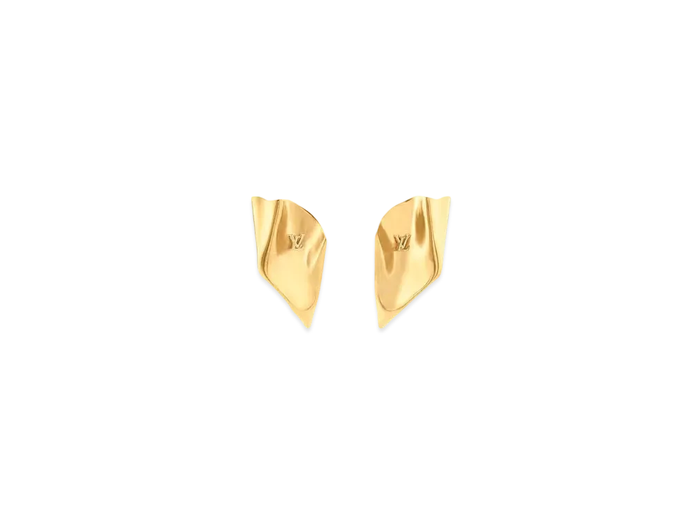 Louis Vuitton LV Sculptural Earrings "Gold"