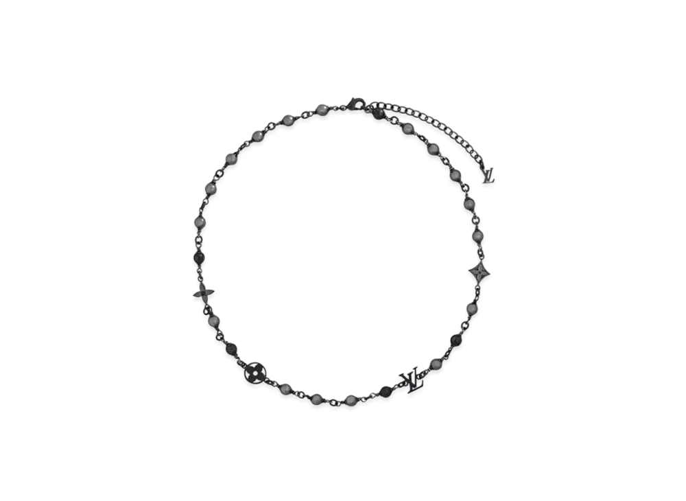 Louis Vuitton LV Pearls Necklace "Noir"
