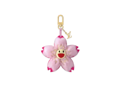Louis Vuitton x Takashi Murakami Cherry Blossom Bag Charm "Pink"