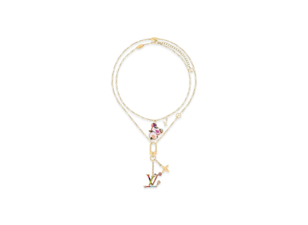 Louis Vuitton x Takashi Murakami Superflat Necklace "Multicolor"