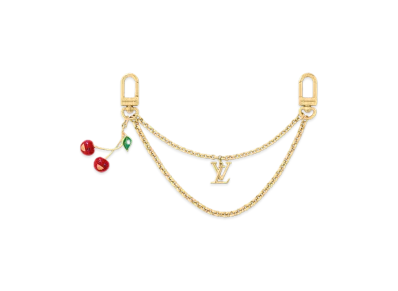 Louis Vuitton x Takashi Murakami Bag Chain Cherry "Gold"