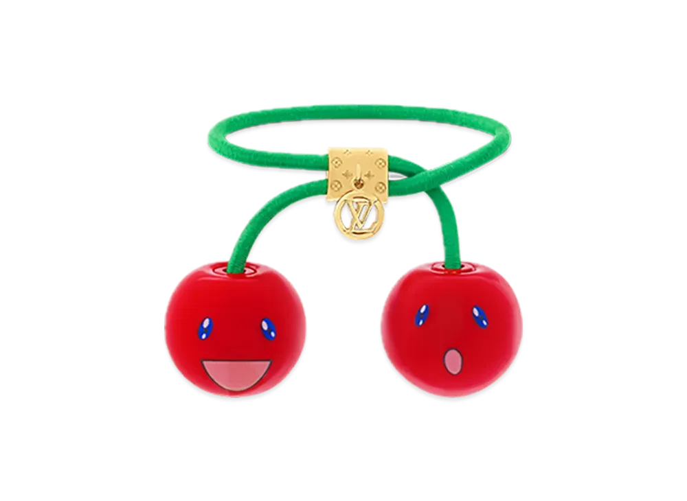 Louis Vuitton x Takashi Murakami Hair Cube Cherry "Gold"