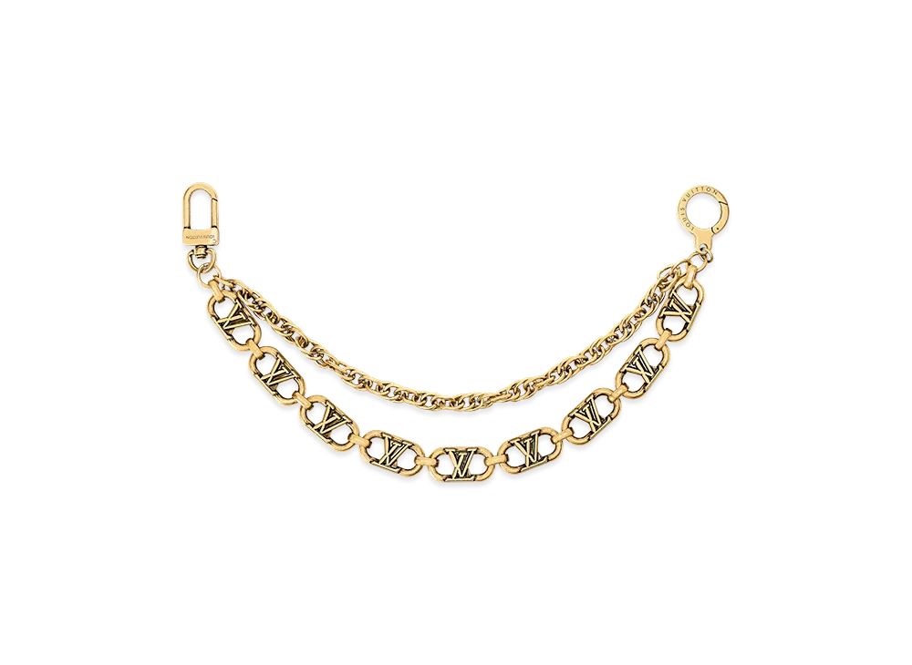 Louis Vuitton Chain Belt LV Flower Link "Gold"