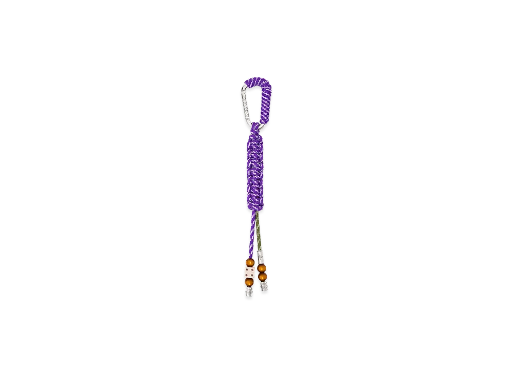 Louis Vuitton Bag Charm LV Mousqueton "Khaki, Purple"
