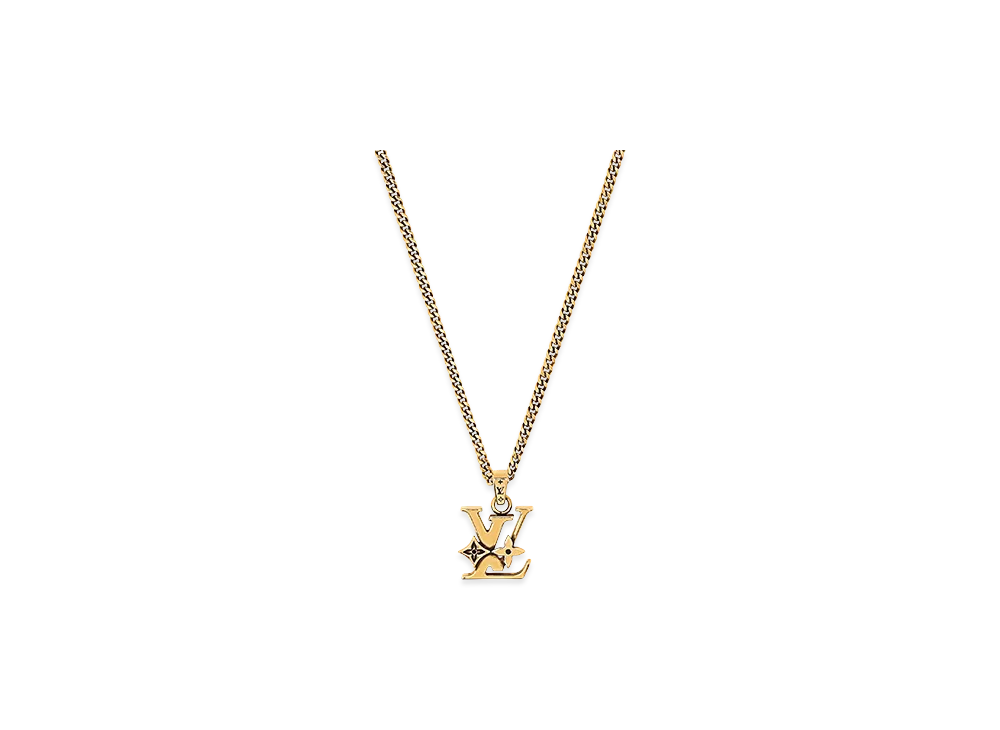 Louis Vuitton Pendant Monogram Row "Gold"
