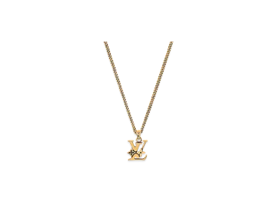 Louis Vuitton Pendant Monogram Row "Gold"