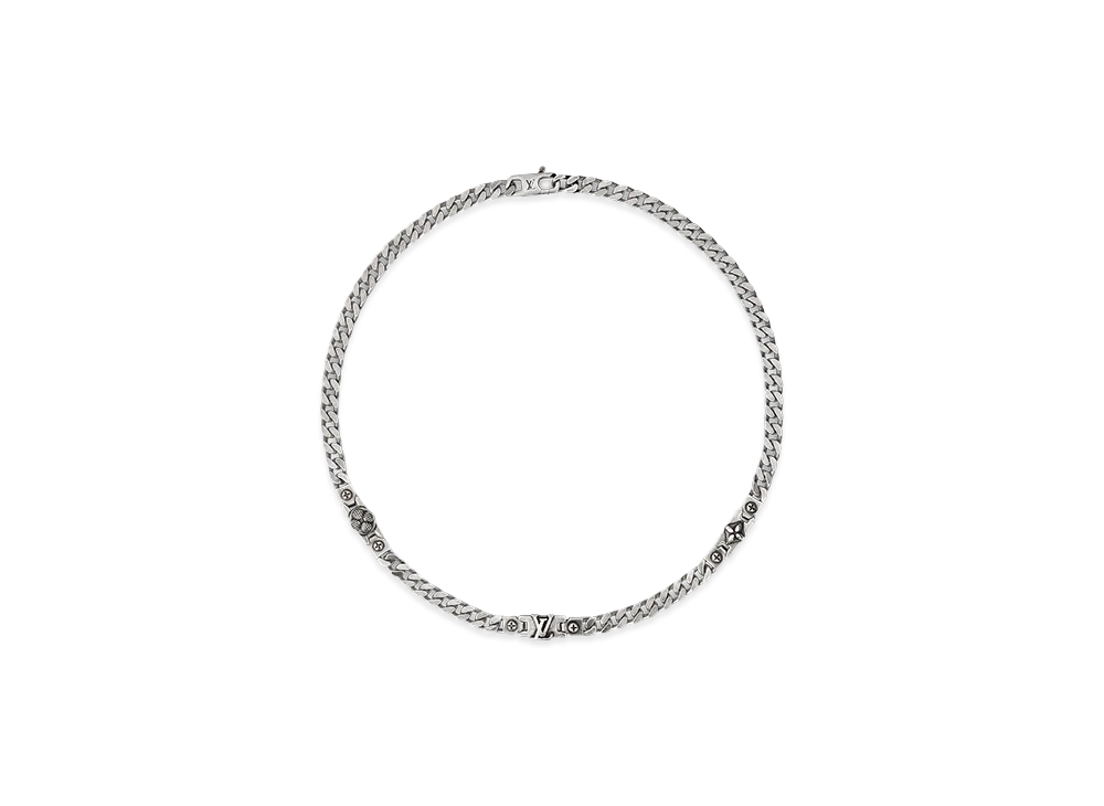 Louis Vuitton Necklace LV Whisper "Silver"