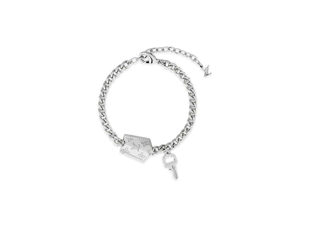 Louis Vuitton Bracelet LV Tag "Silver"
