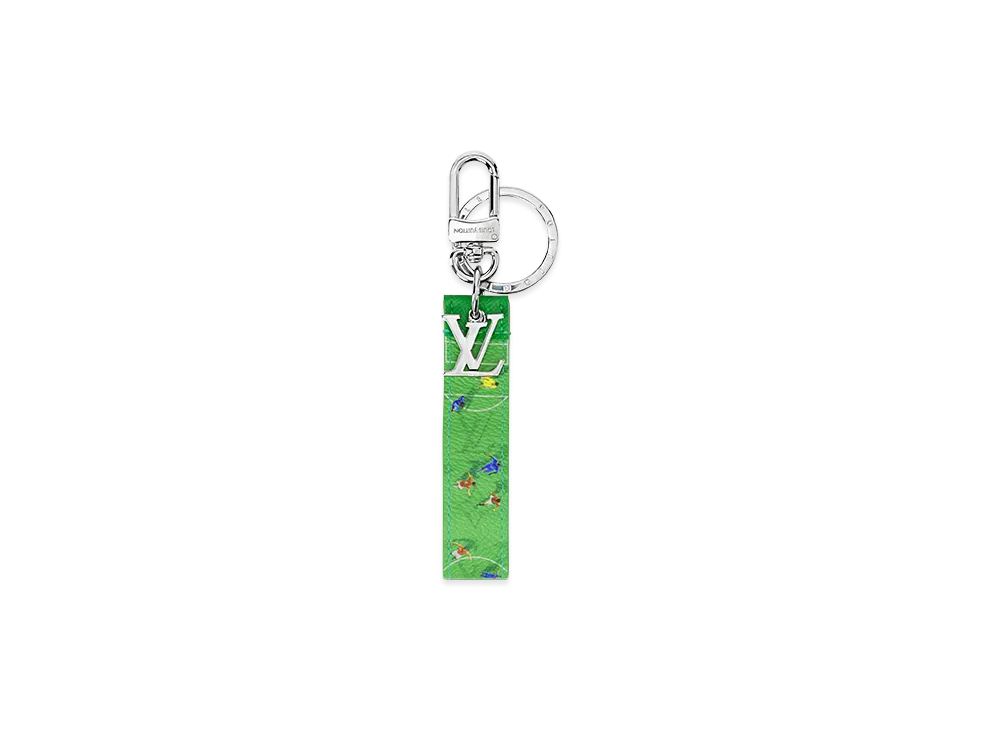 Louis Vuitton Key Holder & Bag Charm LV Dragonne Sport "Vert"