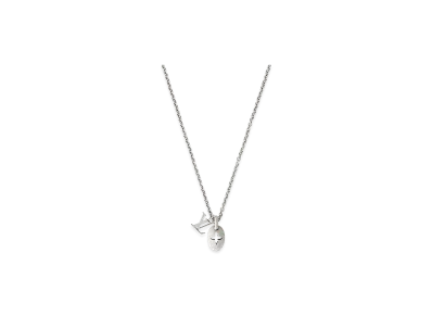 Louis Vuitton Pendant Monogram Flower "Silver"