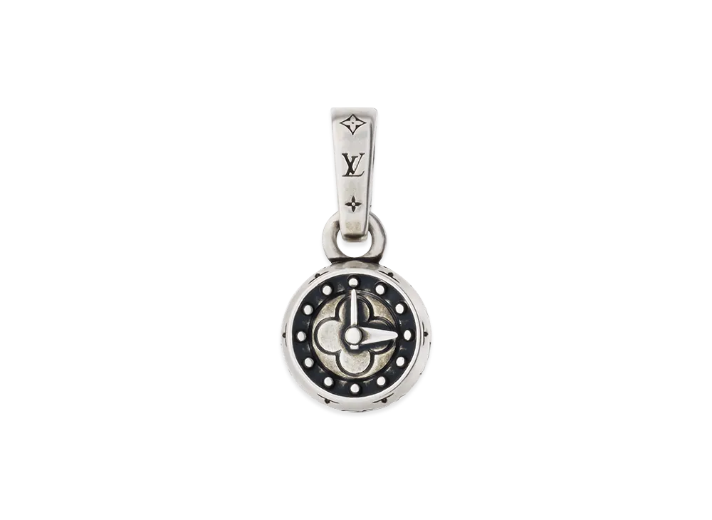 Louis Vuitton Clock Charm "Silver"