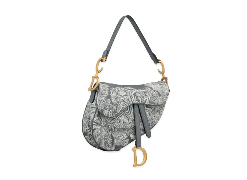 Dior Saddle Bag "Gray"