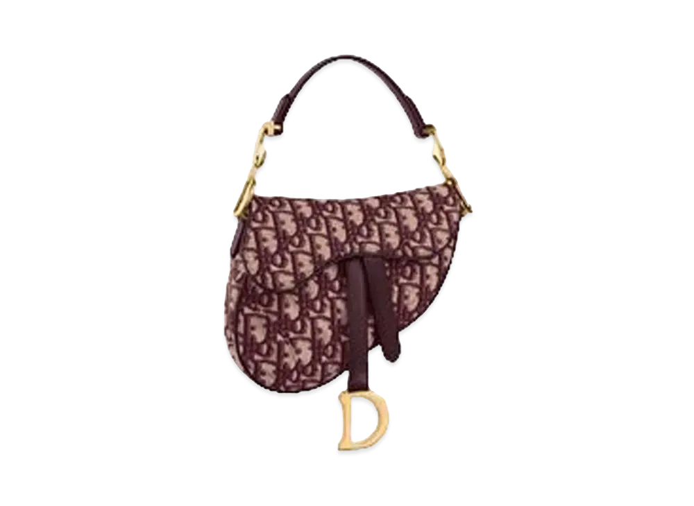 Dior Mini Saddle Bag "Red"